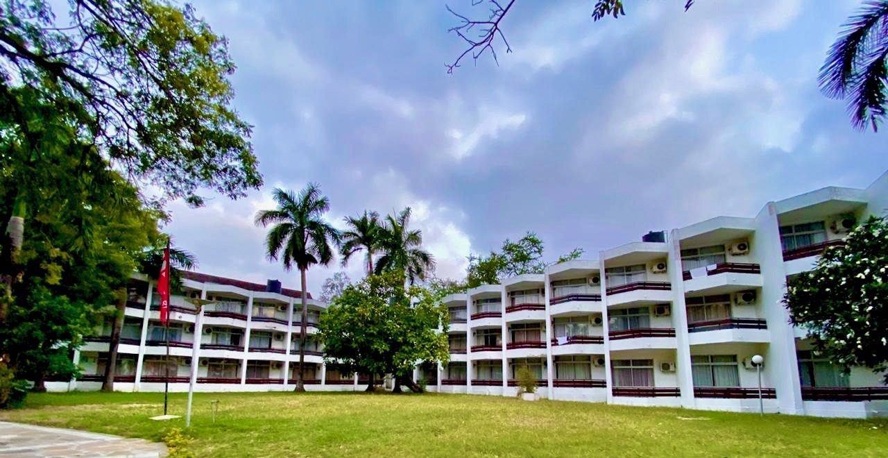 The main room block and gardens at Kenya Bay Beach Hotel — Kenya Bay Beach Hotel, Bamburi Beach Mombasa
